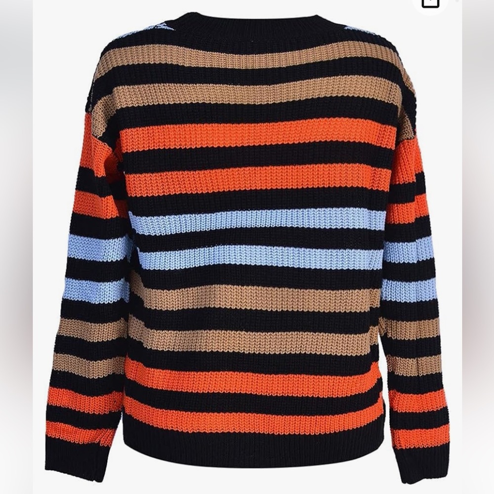 Striped Knit Sweater